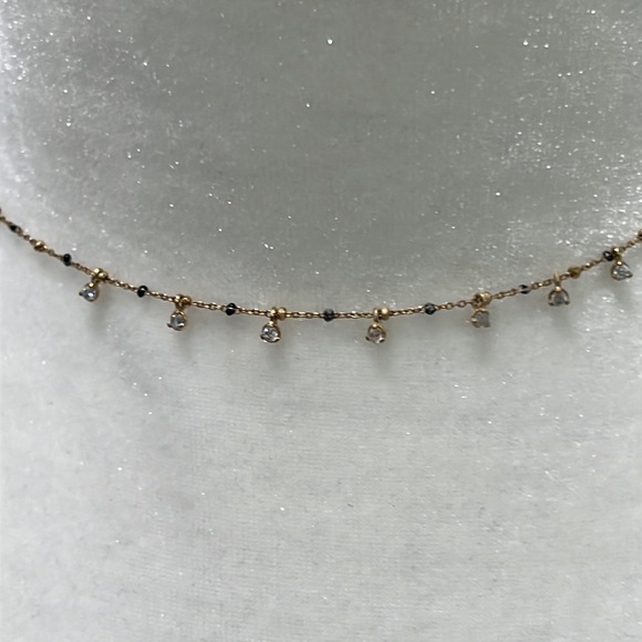 NWT Anthropologie black stone necklace - Picture 2 of 12